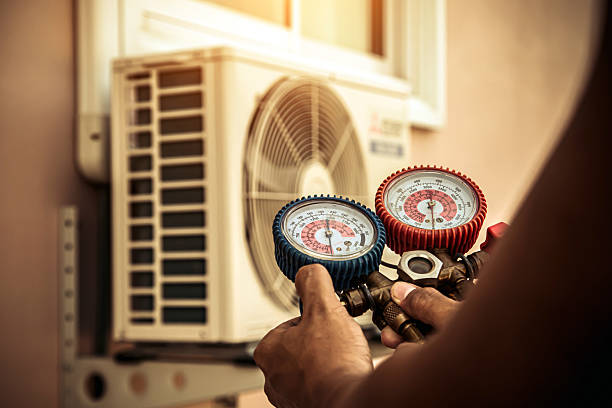 Professional Hvac Maintenance technician working in Roanoke, TX